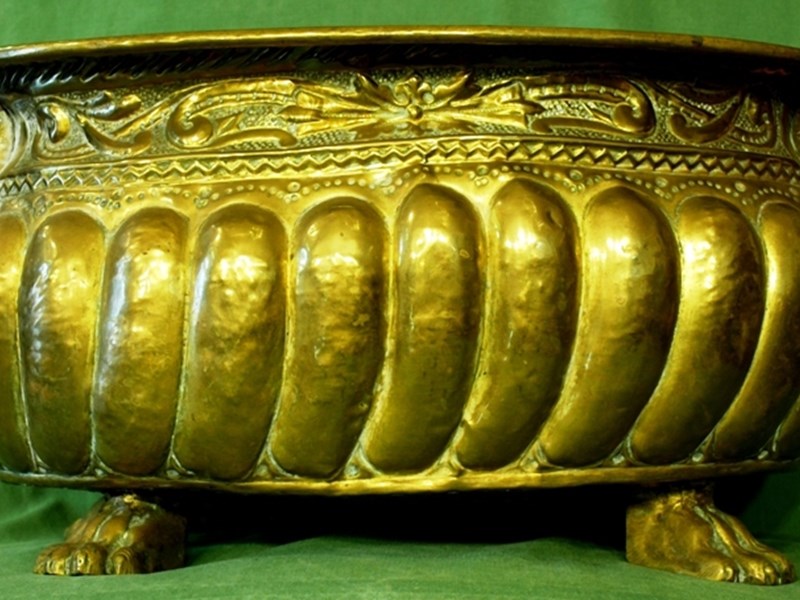 CACHEPOT IN OTTONE DORATO XVIII° SECOLO