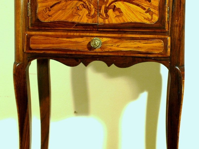 MOBILETTO L XV IN PALISSANDRO E BOIS DE ROSE