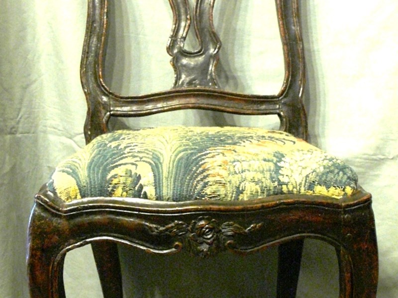Coppia di sedie Genovesi L. XV