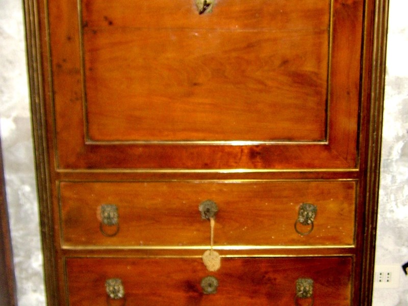 SECRETAIRE L XVI IN LEGNO DI MOGANO