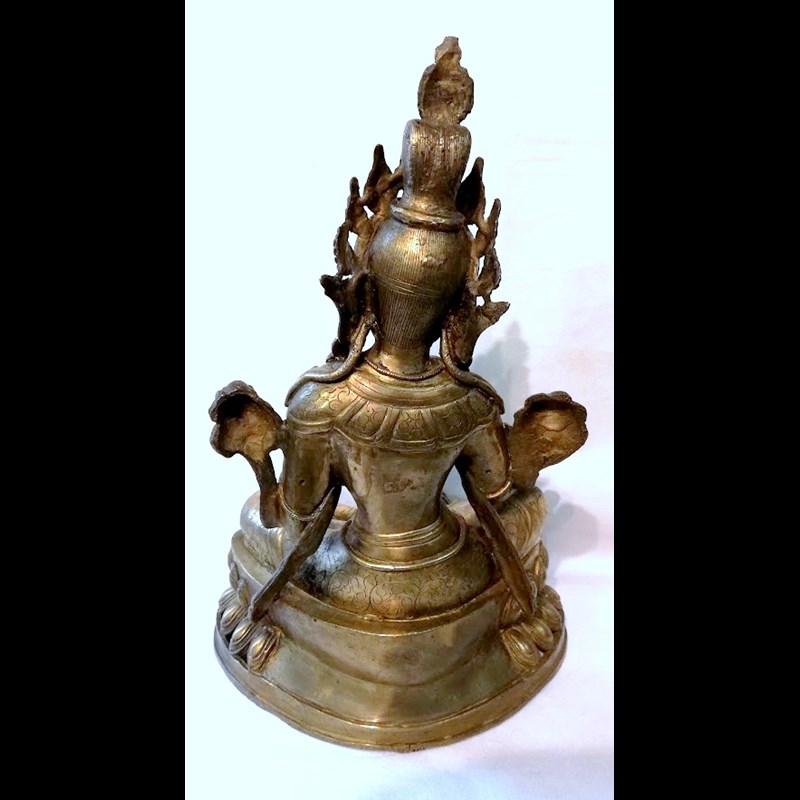 ANTICA TARA IN BRONZO DORATO