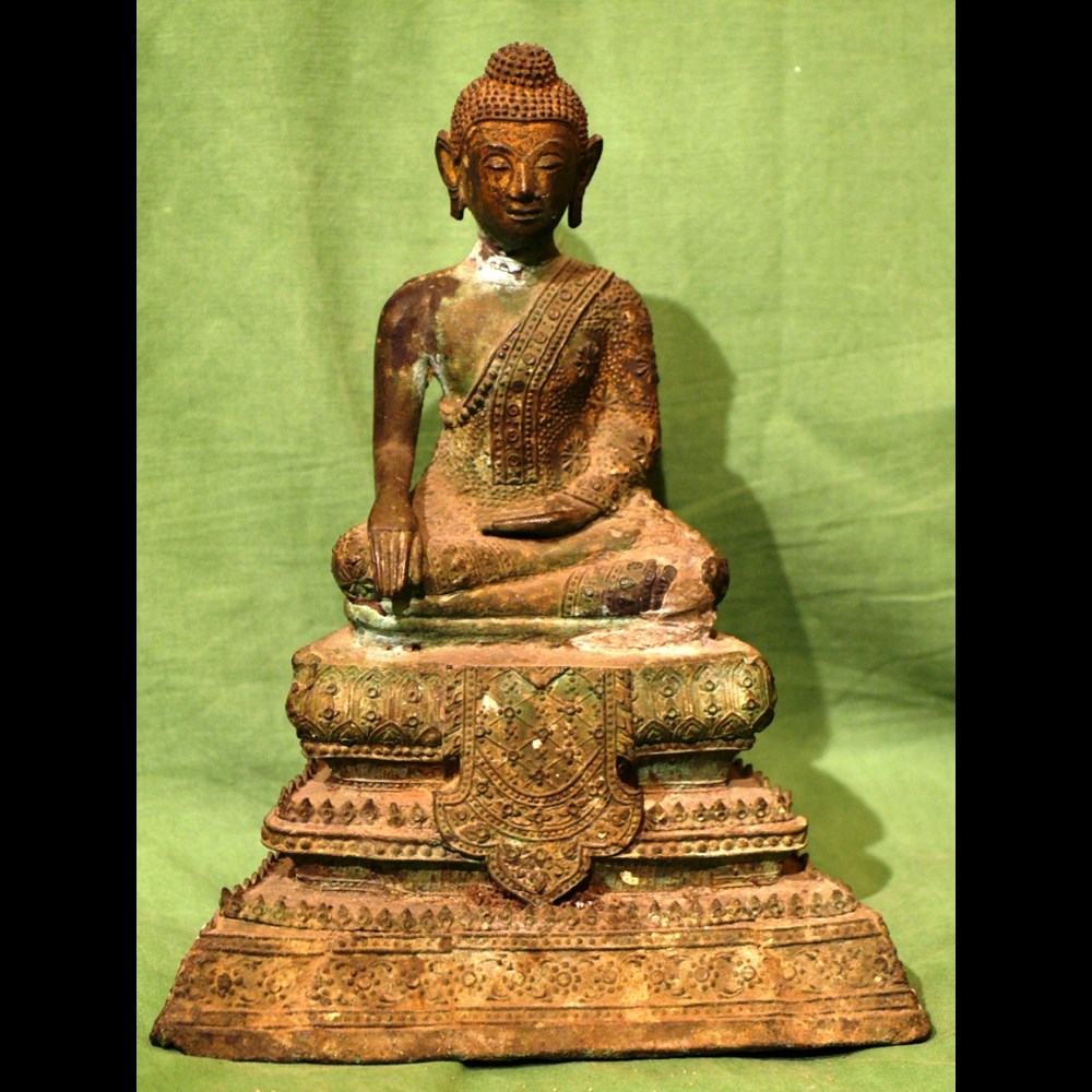 Budda in bronzo XIX°