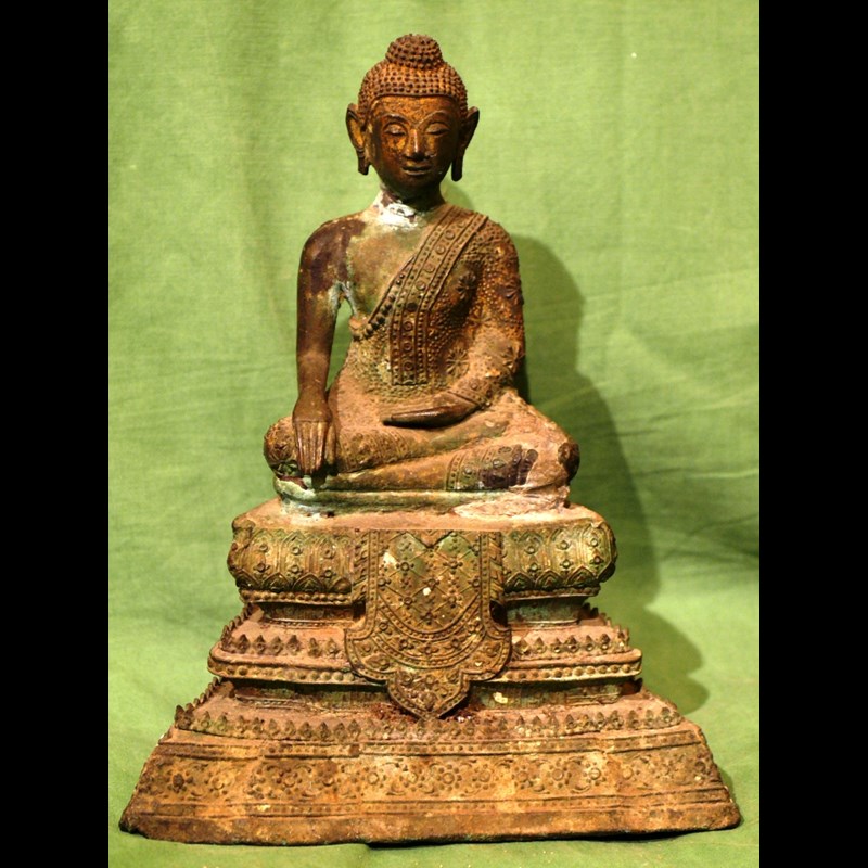 Budda in bronzo XIX°