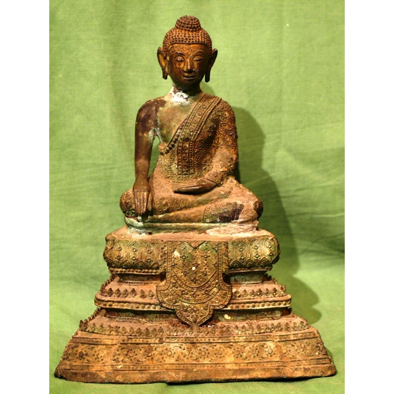 Budda in bronzo XIX°