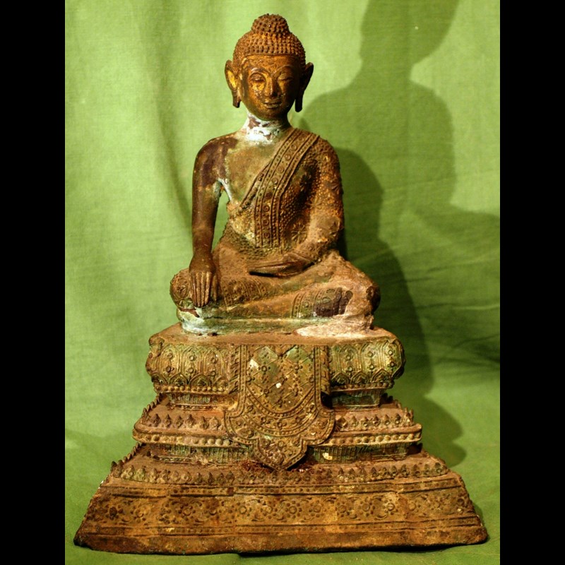 Budda in bronzo XIX°