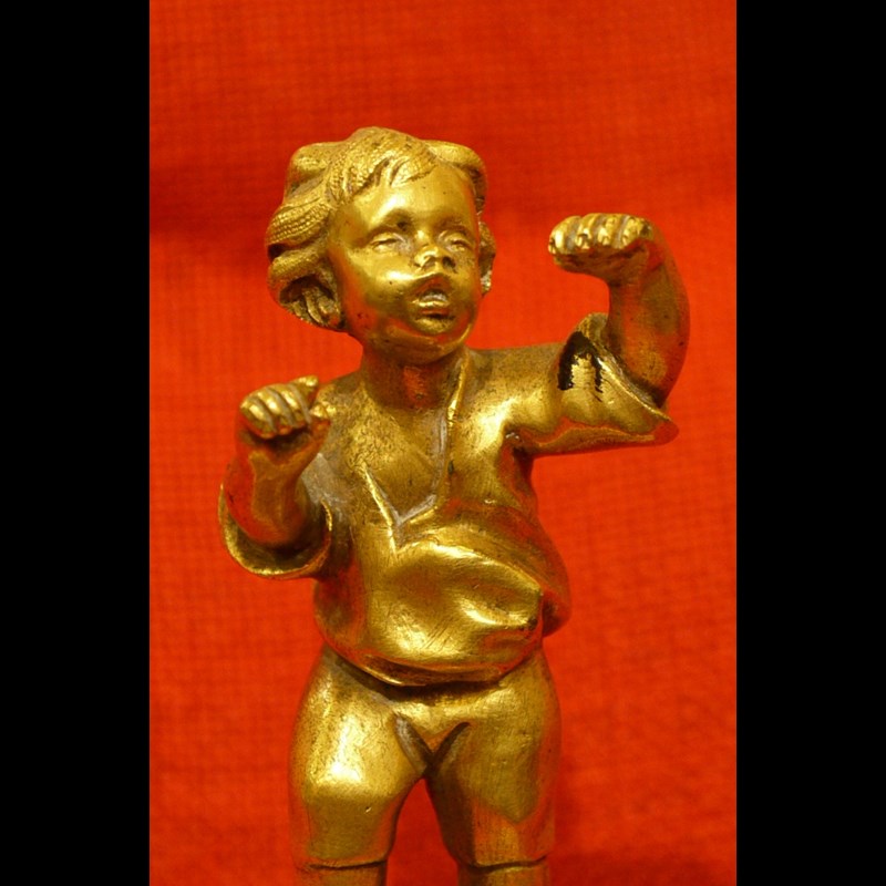 BIMBO IN BRONZO DORATO XVIII° SECOLO