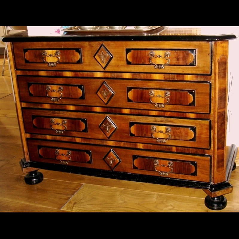 Canterano L. XIV in legno di noce