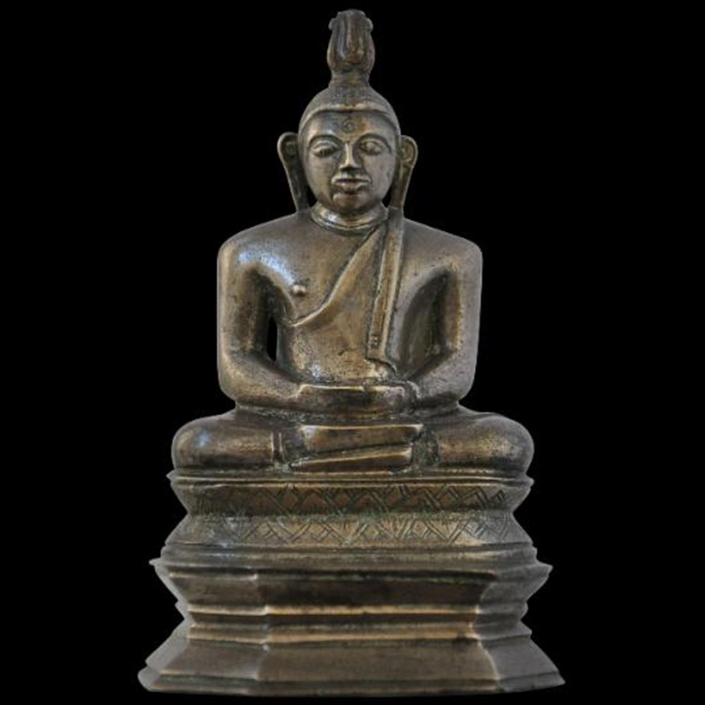 Buddha bronzo Sri Lanka, periodo dei Regni Divisi (1232 - 1597)
