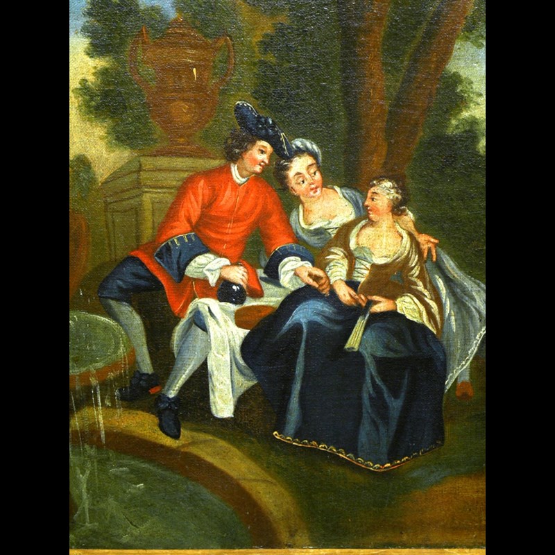 DIPINTO PAESAGGIO FRANCESE XVIII° SECOLO.