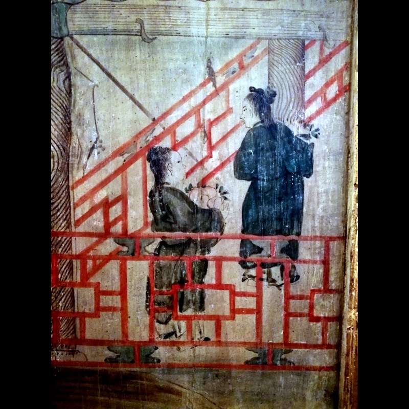 RARA COPPIA DI PANNELLI LIGNEI LACCATI CON MOTIVI A 'CHINOISERIE', PIEMONTE, XVIII° SECOLO